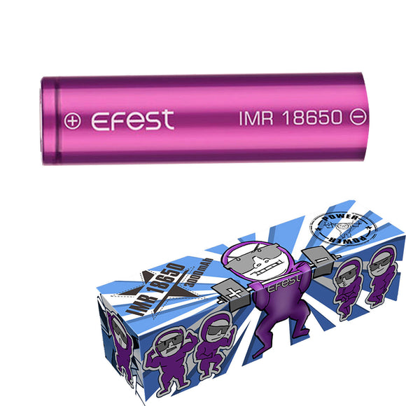 EFEST 3000 mah 18650 Battery Genuine IMR Battery 18650 3000mah Flattop  Vape