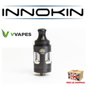 Genuine Innokin T20 Prism Tank TPD 2ML 1.5 Ohm 510 Black mouth to lung top fill