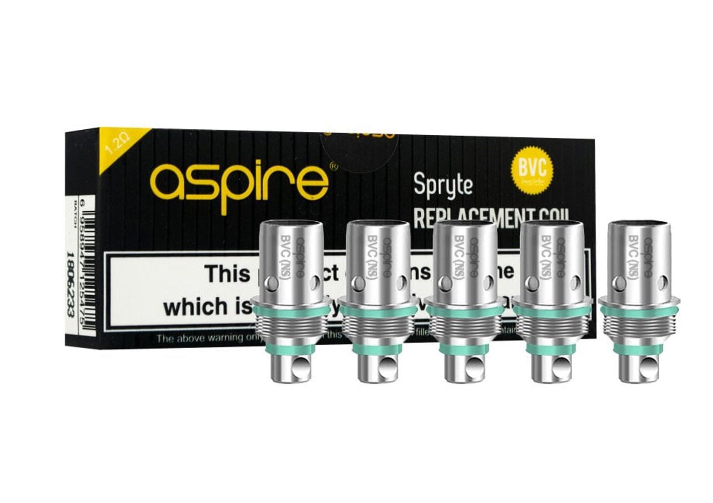Aspire Spryte Replacement Coils 1.2 Ohm for AIO Pod Kit - Pack of 5