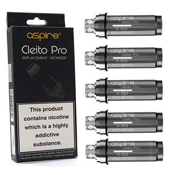 Aspire Cleito Pro Replacement Coils - 0.5 ohm & 0.15 ohm MESH Exo Coils