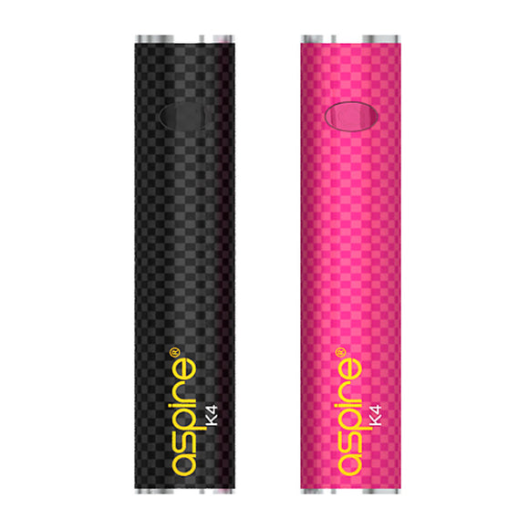 Aspire K4 Battery Replacement Only 2000mah Authentic Pink Black 510 Thread