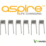 Aspire Pre Built Coils. Clapton Kanthal pre made. For Cleito/Triton RTA/RBA plus