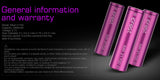 1 x Rechargeable Battery 21700 IMR 5000 mAH 10A 3.7V Purple UK
