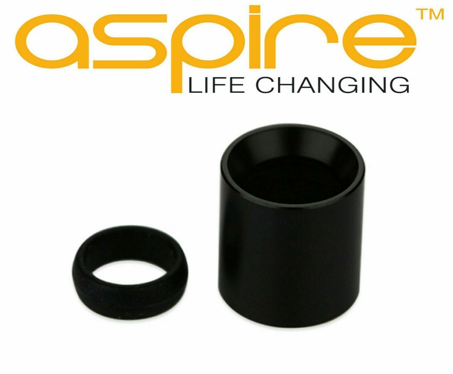 Aspire Nautilus X Drip Tip - Black Plastic with O-Ring, 100% Authentic