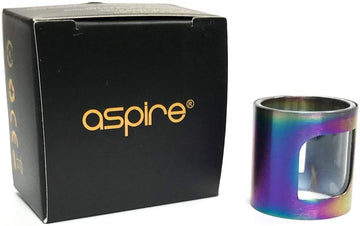 Genuine Aspire PockeX Replacement Glass (Rainbow) Pyrex Metal Sleeve for e-Cigarette No Nicotine