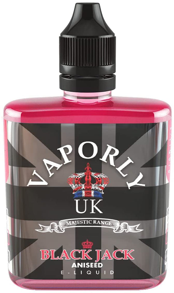 Aniseed Flavour 50ml E-Liquid E-Juice Vape Liquid for Vape Pen E-Cigarette 0mg No Nicotine - Vaporly UK 80% VG 20% PG