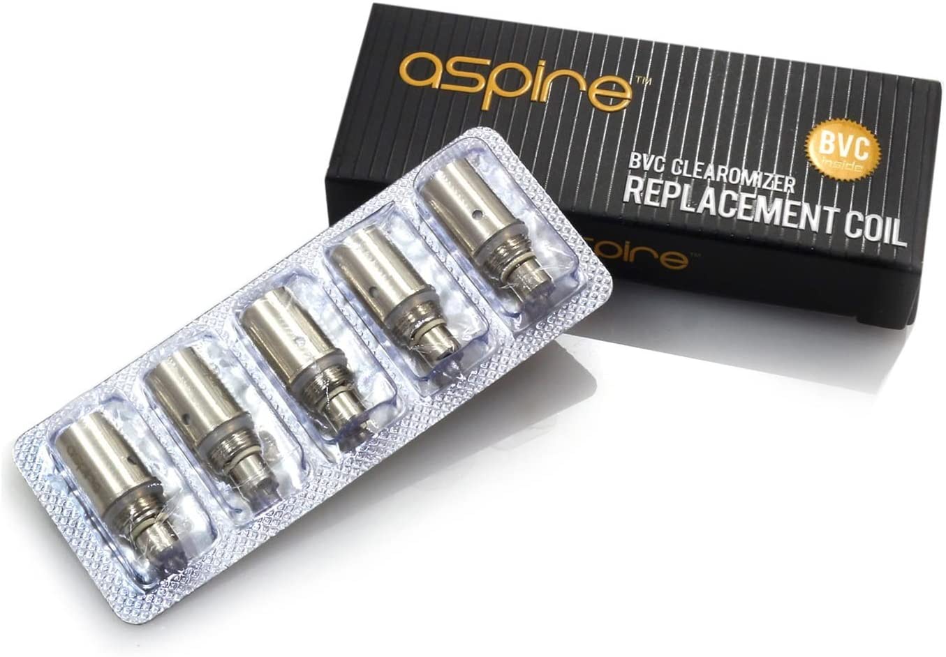 Aspire BVC Clearomizer Coils in different widerstanden - Original Aspire (Pack of 5)