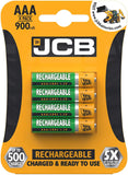 JCB 1200mAh AA Rechargeable Batteries (Pack of 4)-P