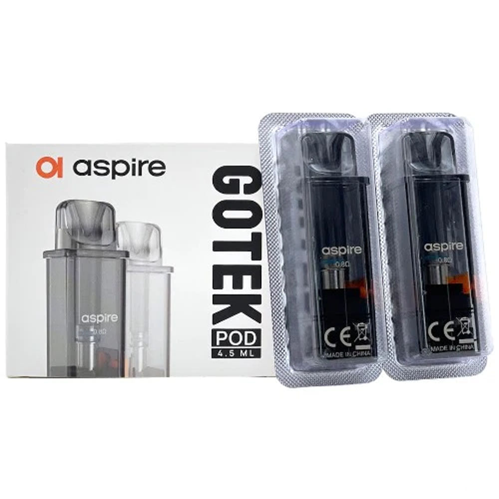 Aspire Gotek X Mesh Pods 4.5ml 0.8 ohm (Pack of 2)